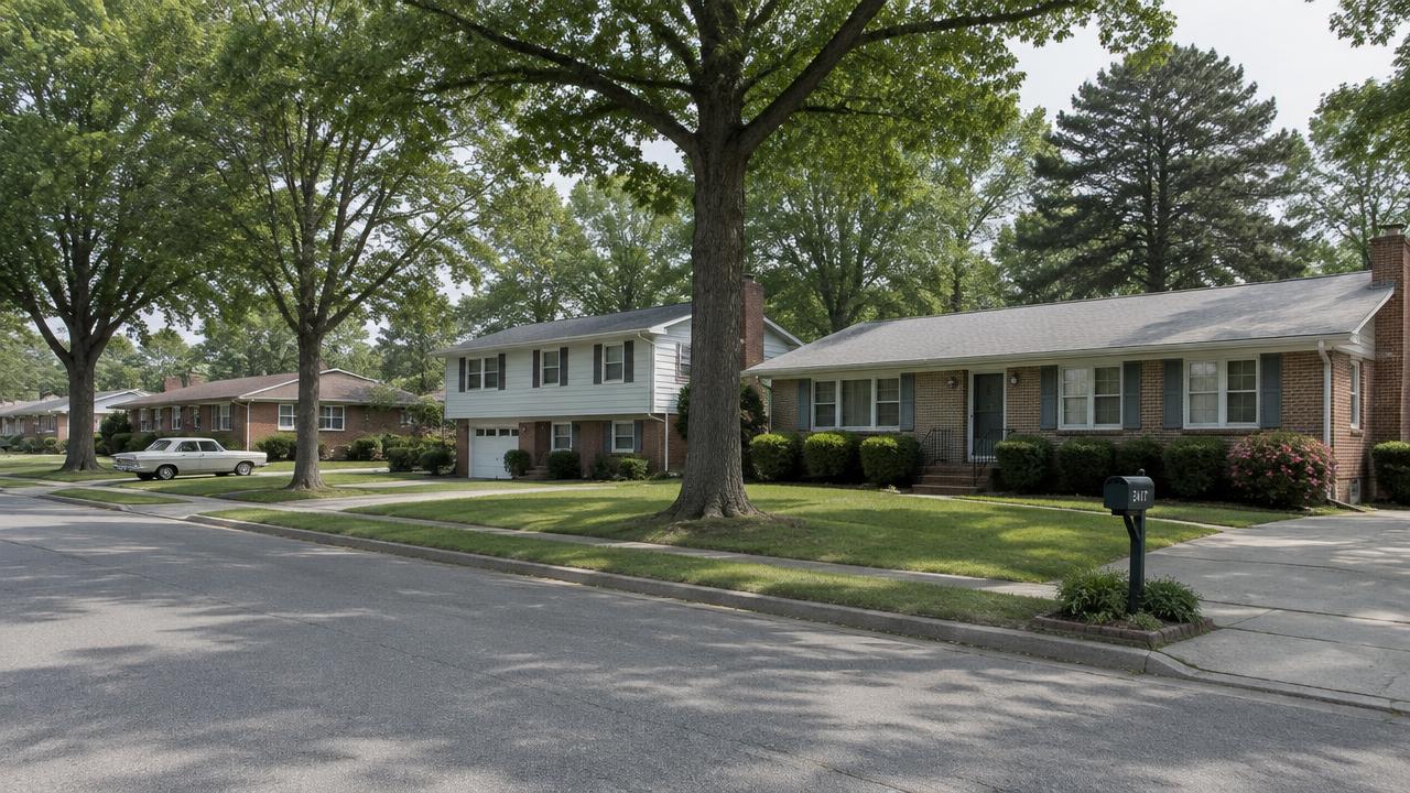 1960s ranch homes in the Indian River area of Chesapeake